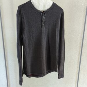 Dark Gray Long Sleeve Soft Cotton Shirt
